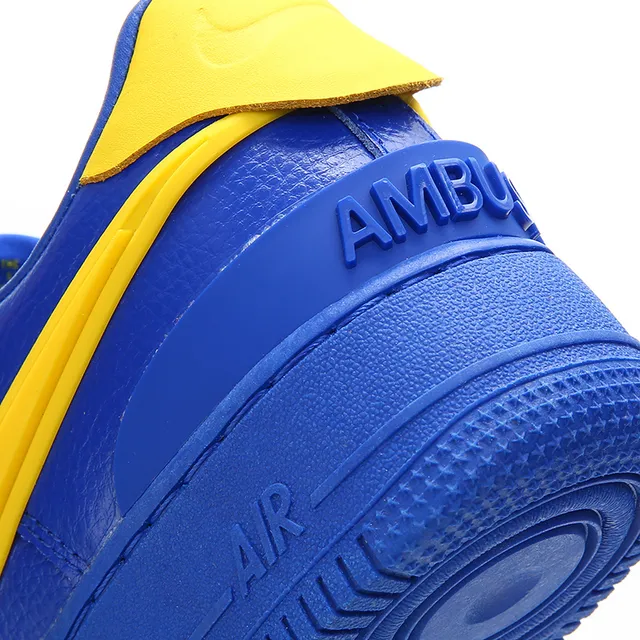 Nike Air Force 1 Royal Blue and Yellow Lifestyle Sneakers 4