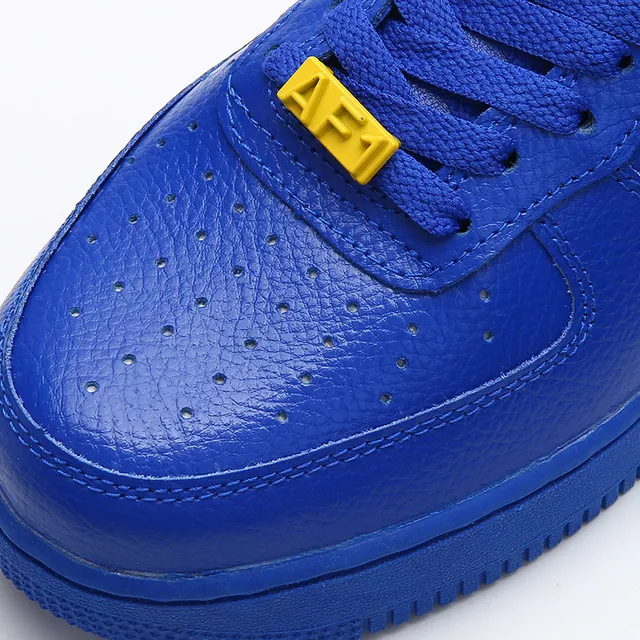 Nike Air Force 1 Royal Blue and Yellow Lifestyle Sneakers 5