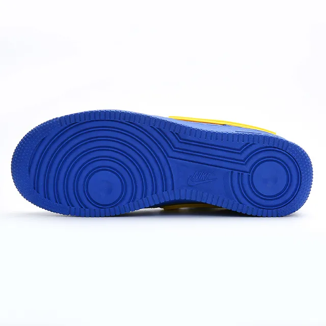 Nike Air Force 1 Royal Blue and Yellow Lifestyle Sneakers 6