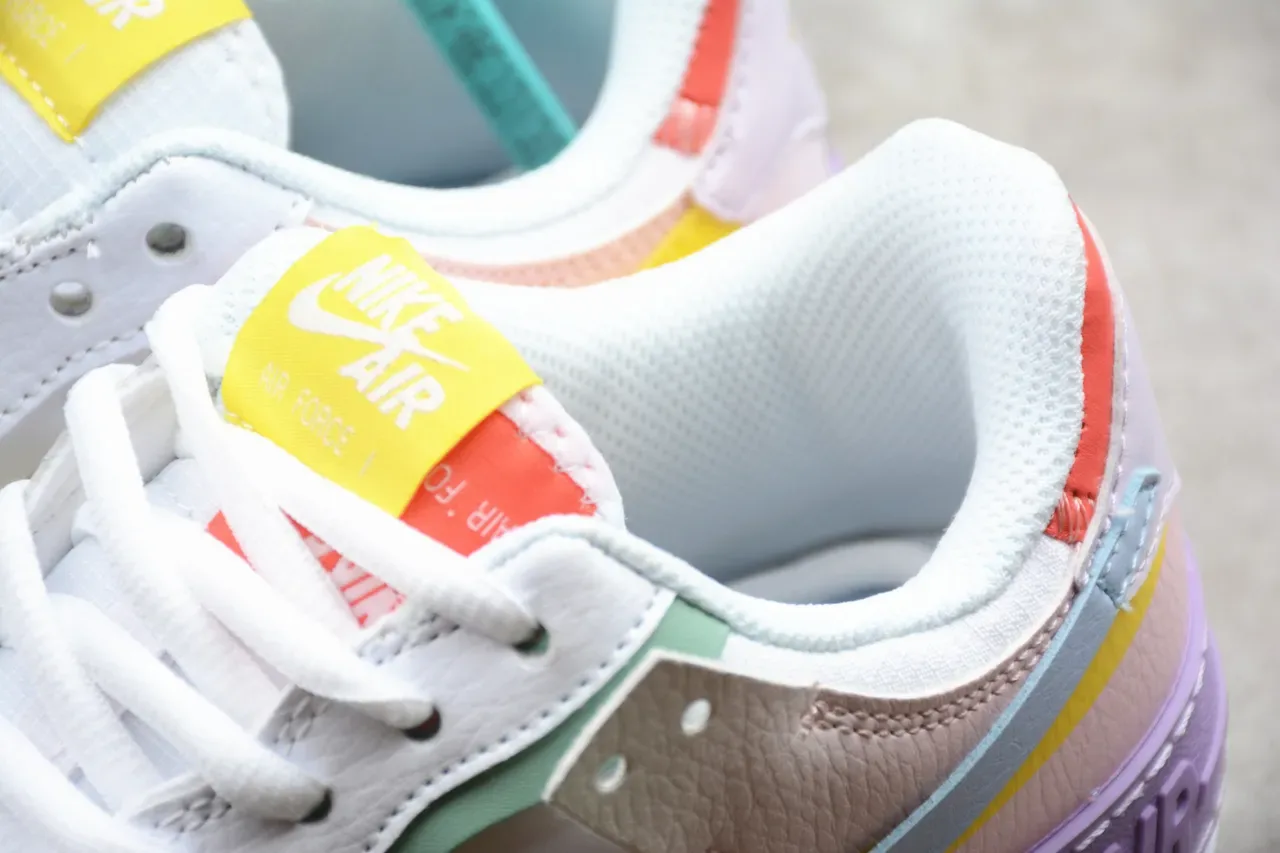 Nike Air Force 1 Shadow Multicolor Lifestyle Sneakers 12