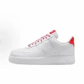 Nike Air Force 1 White and Red Lifestyle Sneakers