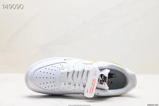 Nike Air Force 1 White Beige Pink Lifestyle Sneakers 3