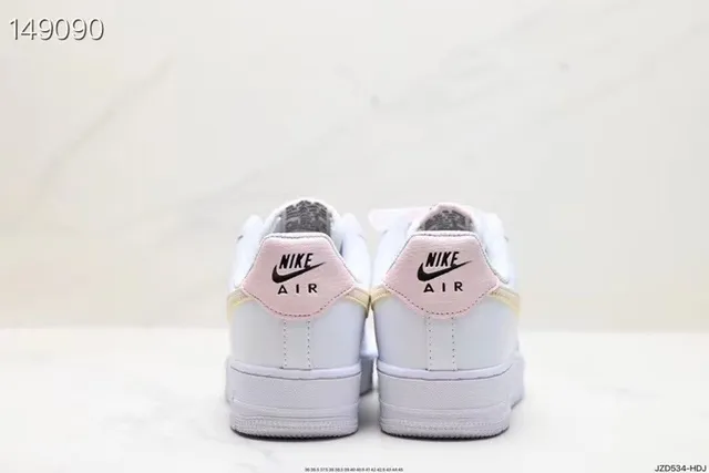 Nike Air Force 1 White Beige Pink Lifestyle Sneakers 8