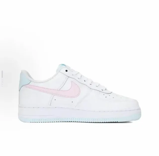 Nike Air Force 1 White Pink Mint Lifestyle Sneakers 3