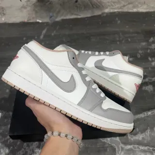 Nike Air Jordan 1 Low White Gray Gum লাইফস্টাইল স্নিকার