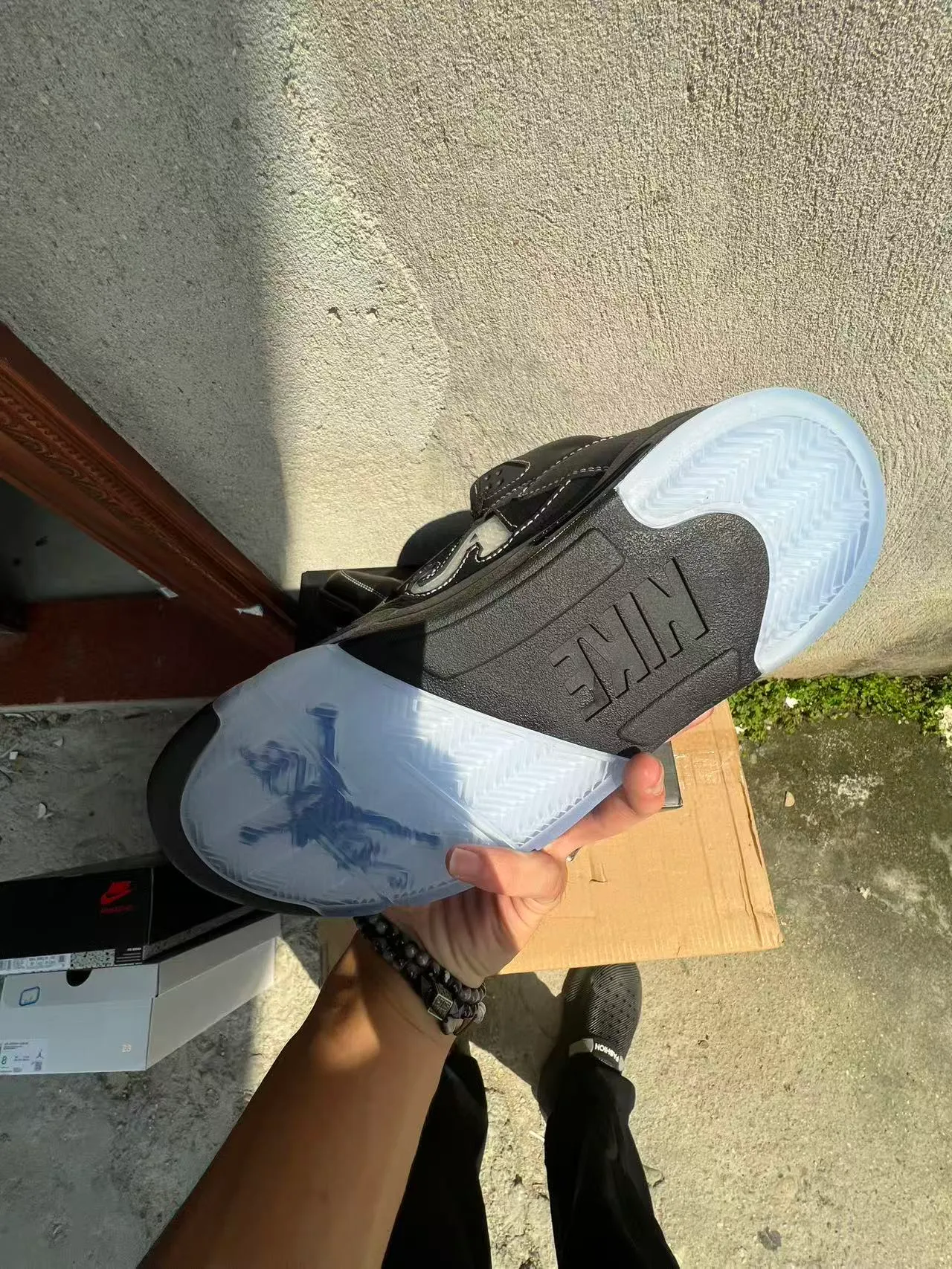Nike Air Jordan 5 Black Blue White Basketball Shoes 7