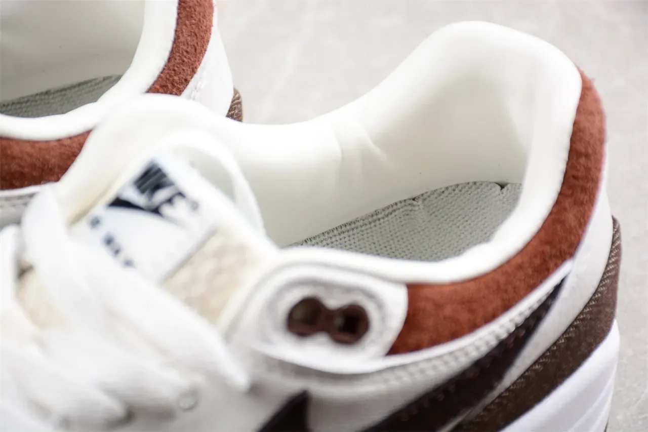 Nike Air Max 1 Brown and White Lifestyle Sneakers 6