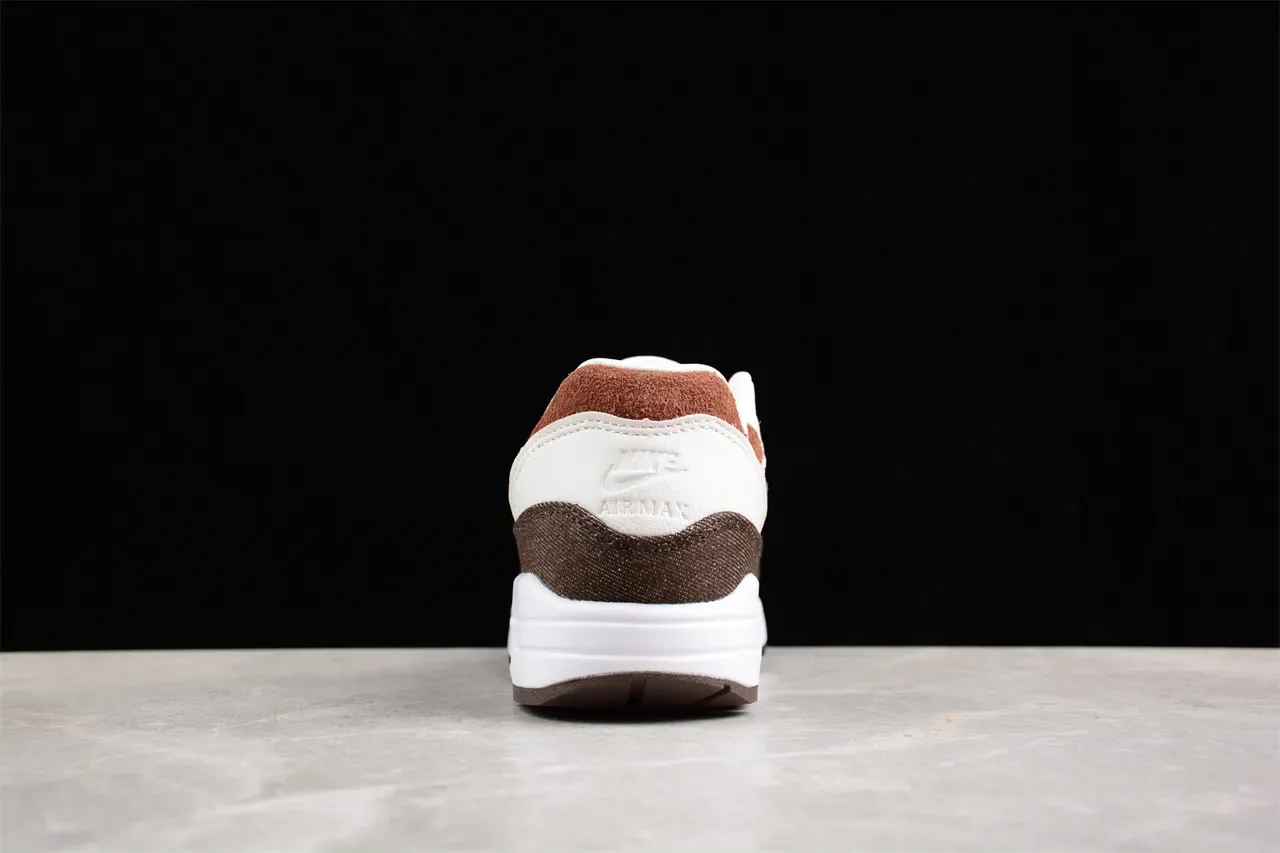 Nike Air Max 1 Brown and White Lifestyle Sneakers 10