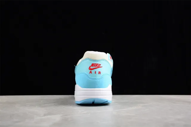 Nike Air Max 1 Light Blue and White Lifestyle Sneakers 10