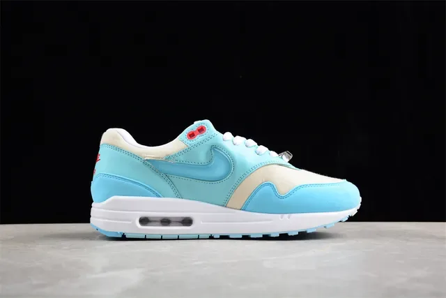 Nike Air Max 1 Light Blue and White Lifestyle Sneakers 11