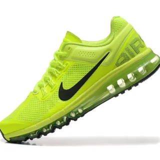 Nike Air Max 2013 Neon Lime Green Chaussures de course