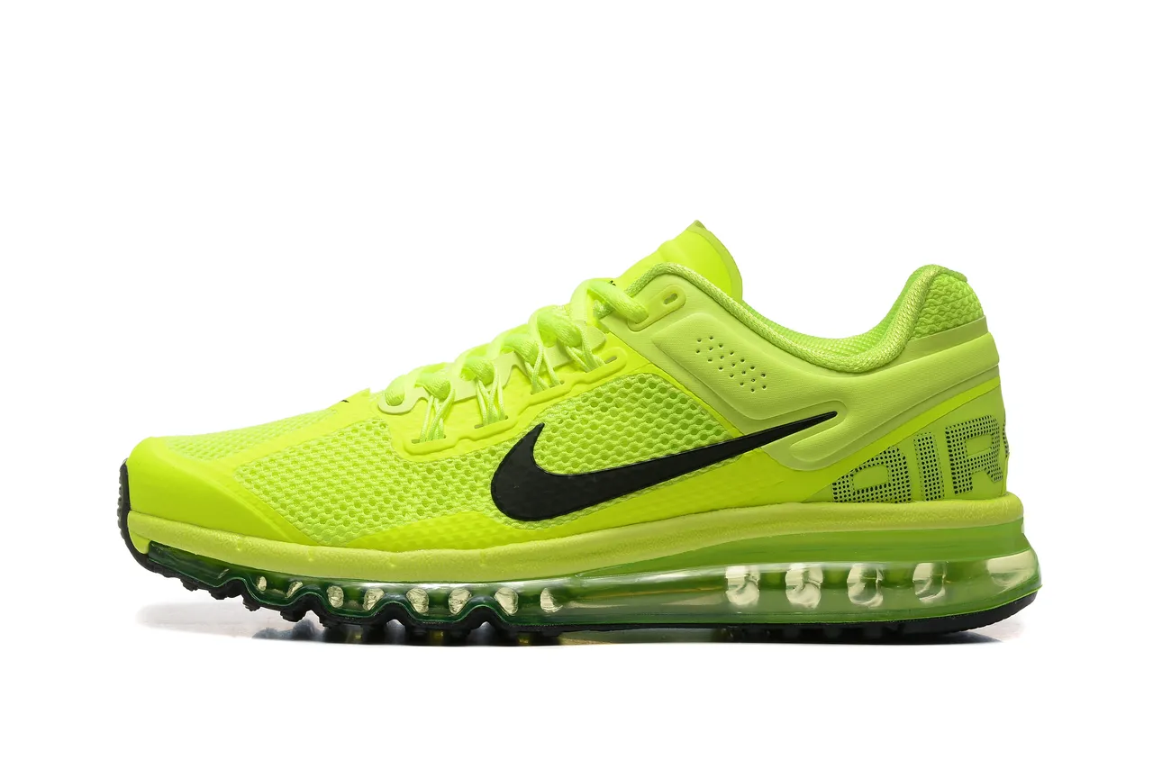 Nike Air Max 2013 Neon Lime Green Running Shoes 5