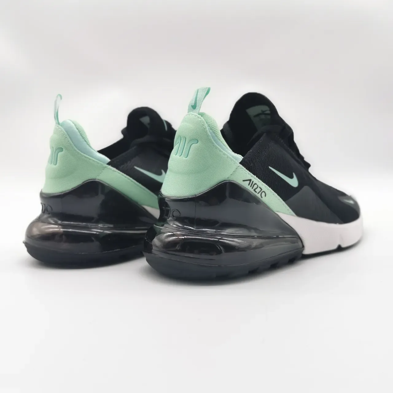 Nike Air Max 270 Black and Mint Green Lifestyle Sneakers 3