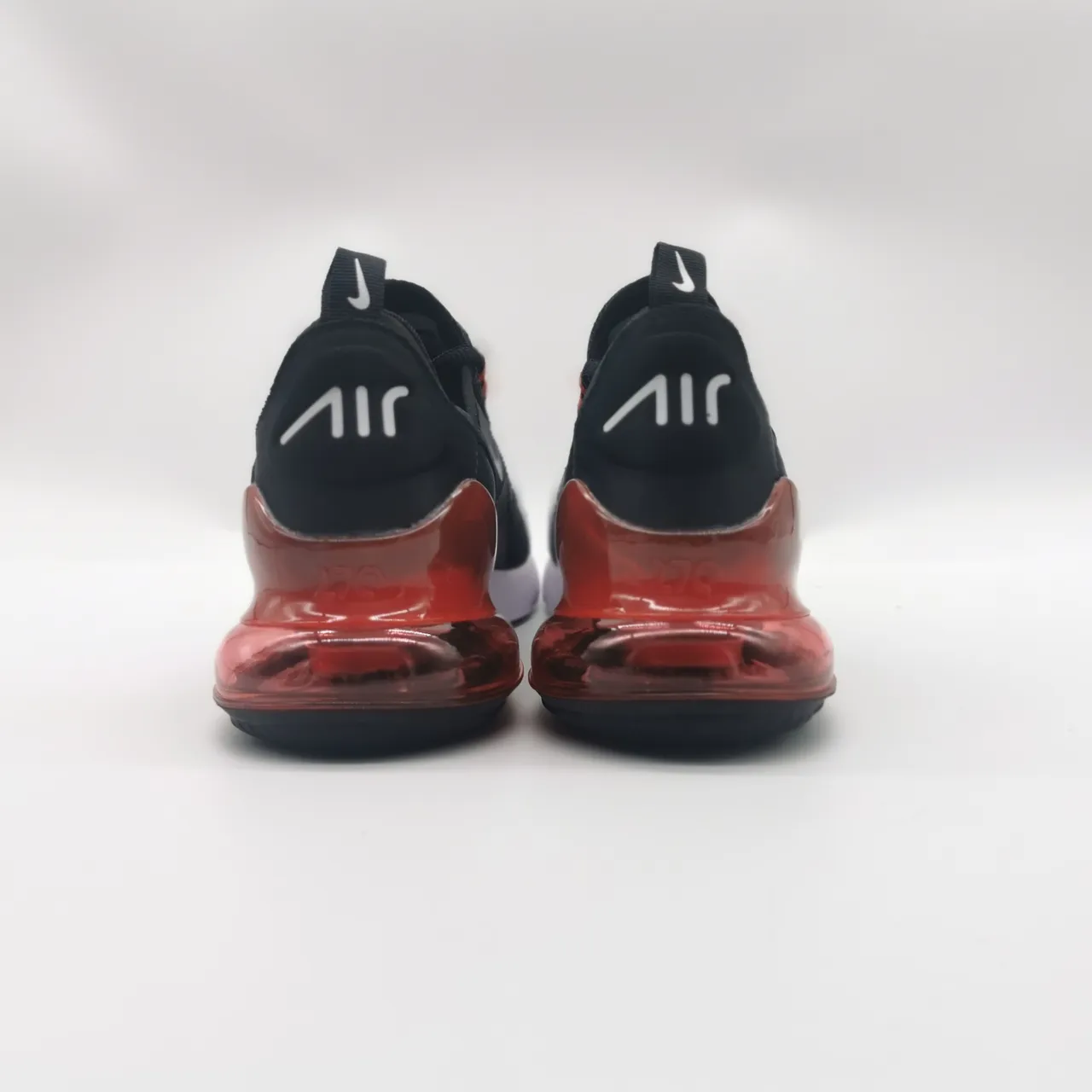 Nike Air Max 270 Black Red Orange Lifestyle Sneakers 4