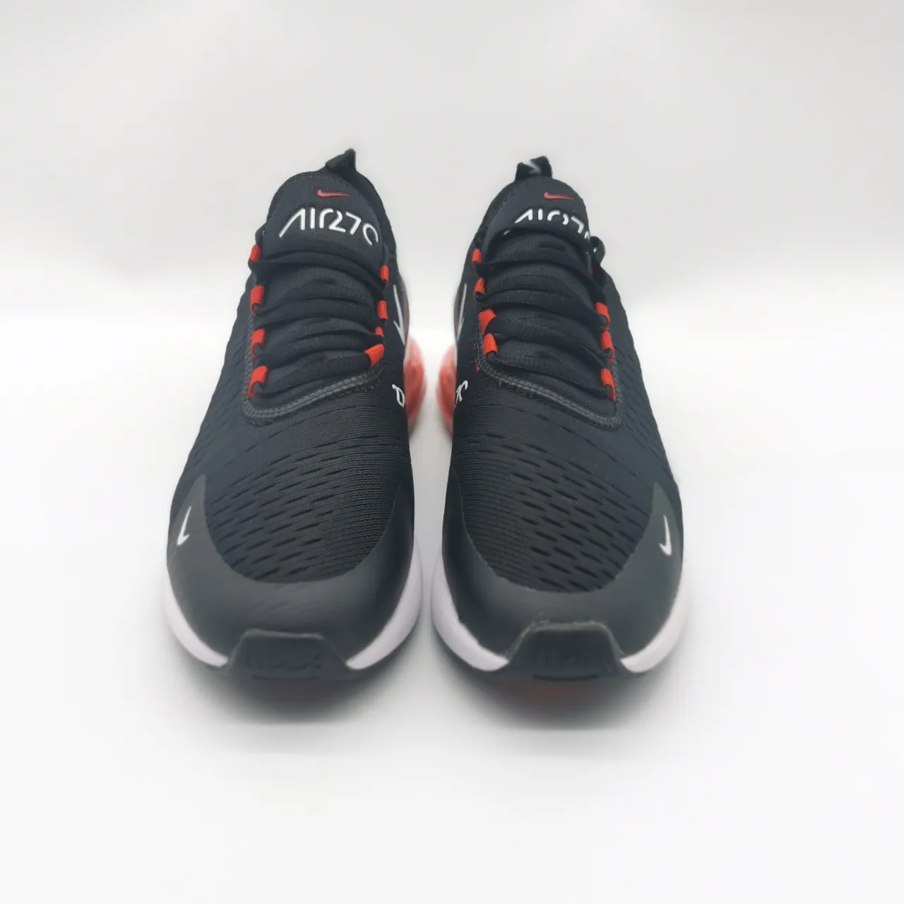 Nike Air Max 270 Black Red Orange Lifestyle Sneakers 5
