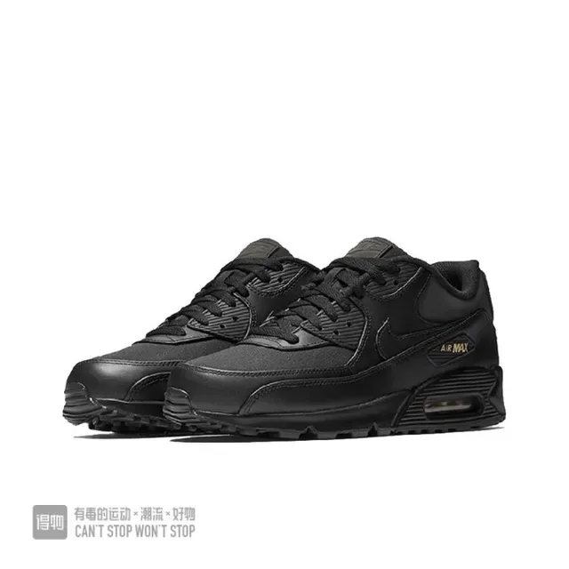 Nike Air Max 90 Black Gold Lifestyle Sneakers 2