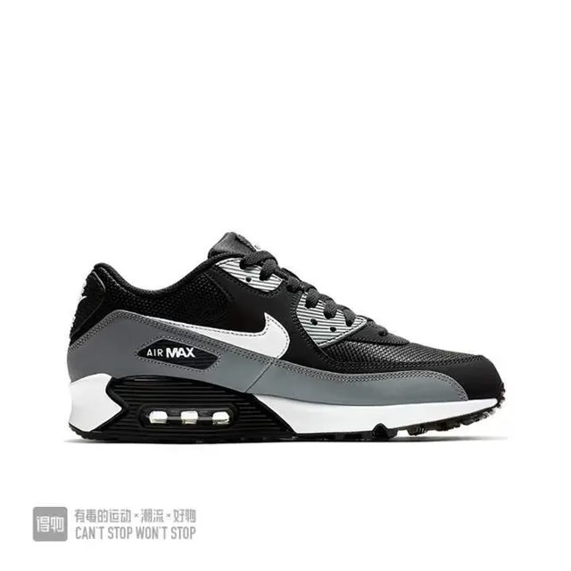 Nike Air Max 90 Black Gray White Lifestyle Sneakers 4