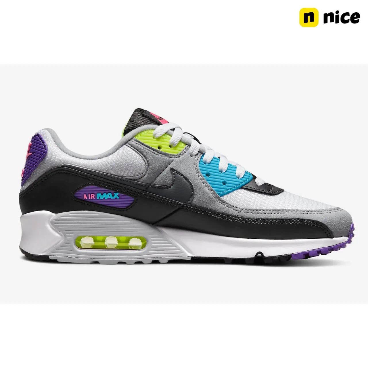 Nike Air Max 90 Multicolor Lifestyle Sneakers 8