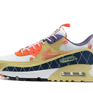 Nike Air Max 90 বহুরঙা প্যাচওয়ার্ক লাইফস্টাইল স্নিকার্স