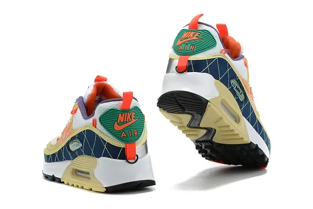 Nike Air Max 90 Multicolor Patchwork Lifestyle Sneakers 2
