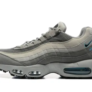 Nike Air Max 95 Gray and Teal Lifestyle Sneakers