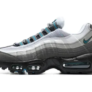 Nike Air Max 95 Gray Black Teal Lifestyle Sneakers