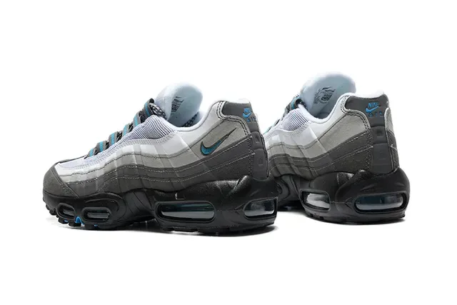 Nike Air Max 95 Gris Noir Teal Sneakers Lifestyle 3