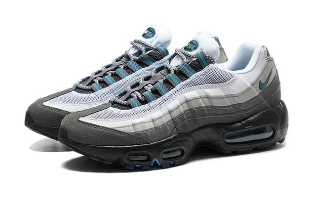 Nike Air Max 95 Gris Noir Teal Sneakers Lifestyle 5