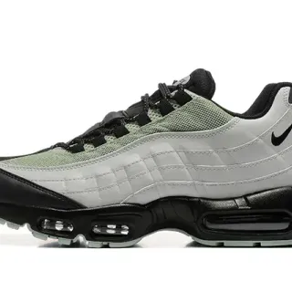 Nike Air Max 95 Light Gray and Pale Green Lifestyle Sneakers