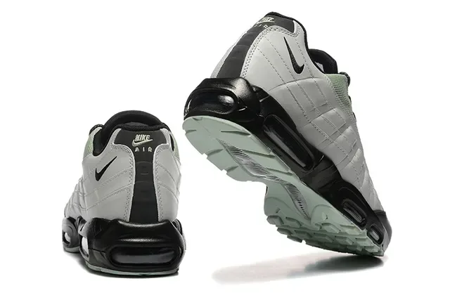 Nike Air Max 95 Gris Clair et Vert Pâle Chaussures Lifestyle 3