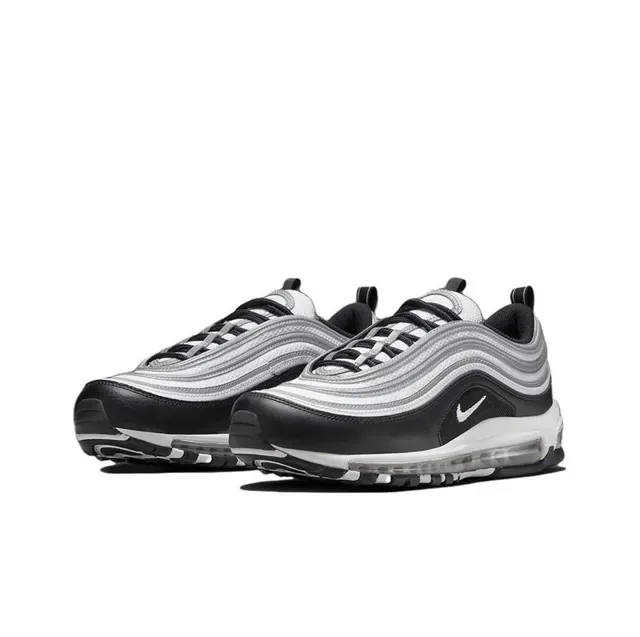 Nike Air Max 97 Black White Silver Lifestyle Sneakers 5