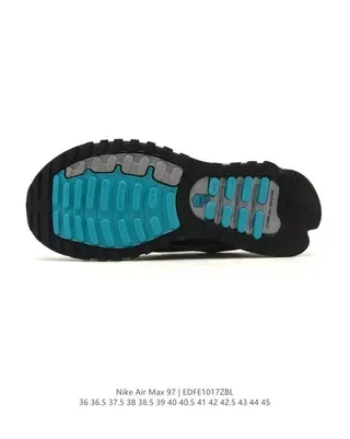Nike Air Max 97 Gris Noir Turquesa Lifestyle Sneakers 5