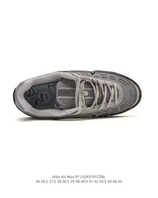 Nike Air Max 97 Gris Noir Turquesa Lifestyle Sneakers 7