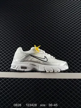Nike Air Max Moto II White Black Mesh And Synthetic Overlay Upper Lifestyle Sneakers 2