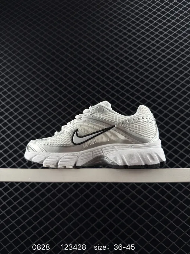 Nike Air Max Moto II White Black Mesh And Synthetic Overlay Upper Lifestyle Sneakers 6