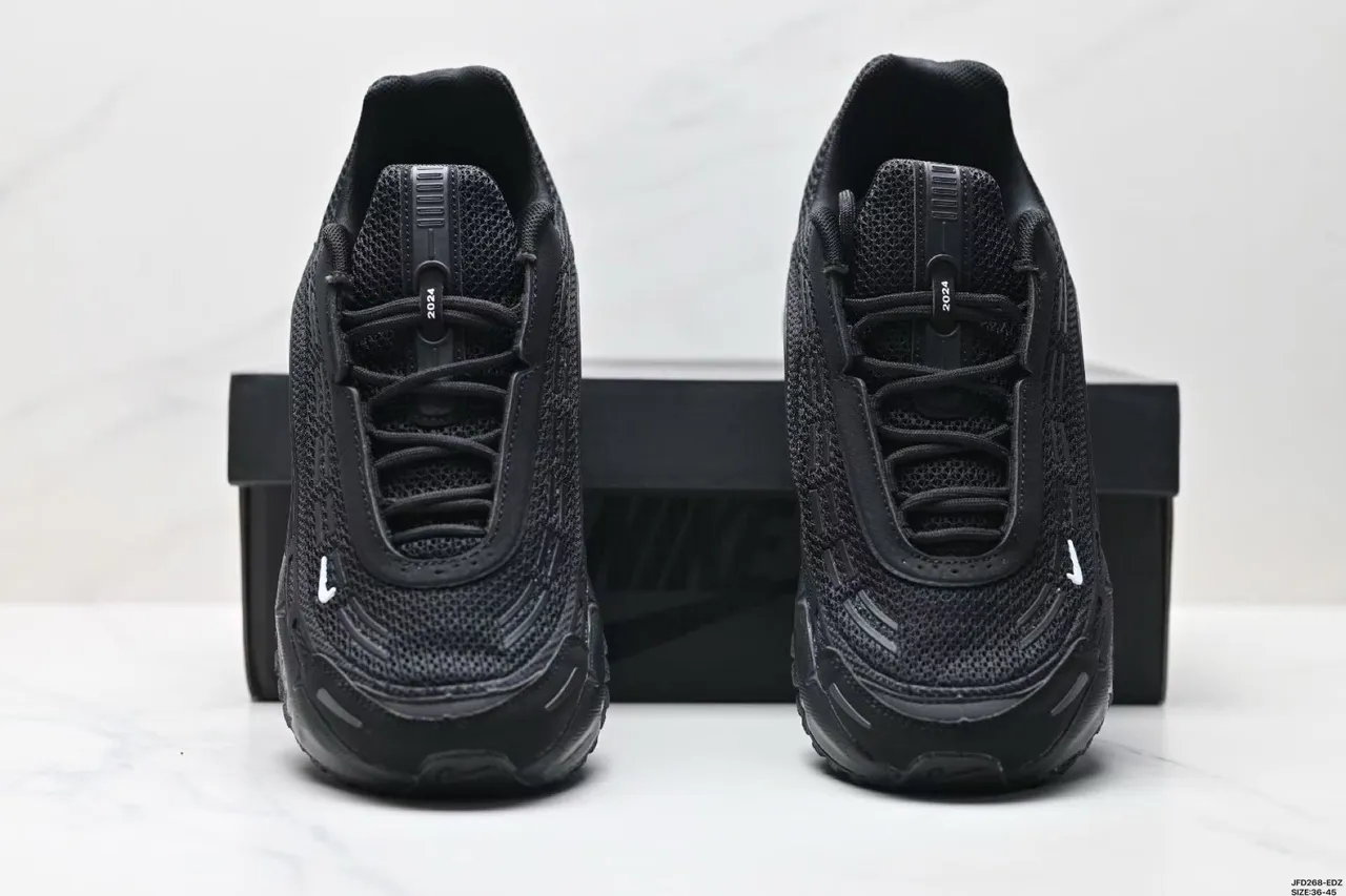 Nike Air Max Plus Black Monochrome Lifestyle Sneakers 3