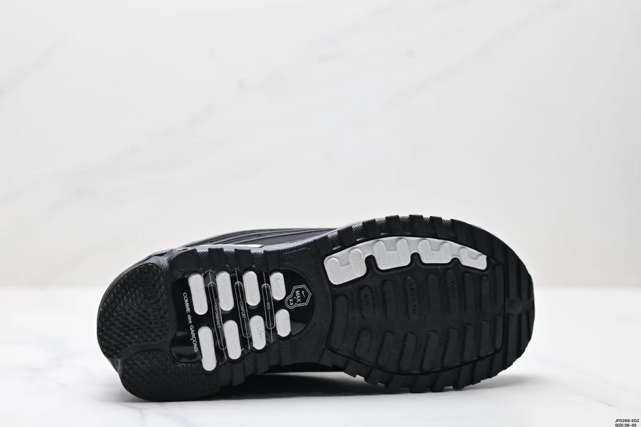 Nike Air Max Plus Black Monochrome Lifestyle Sneakers 6