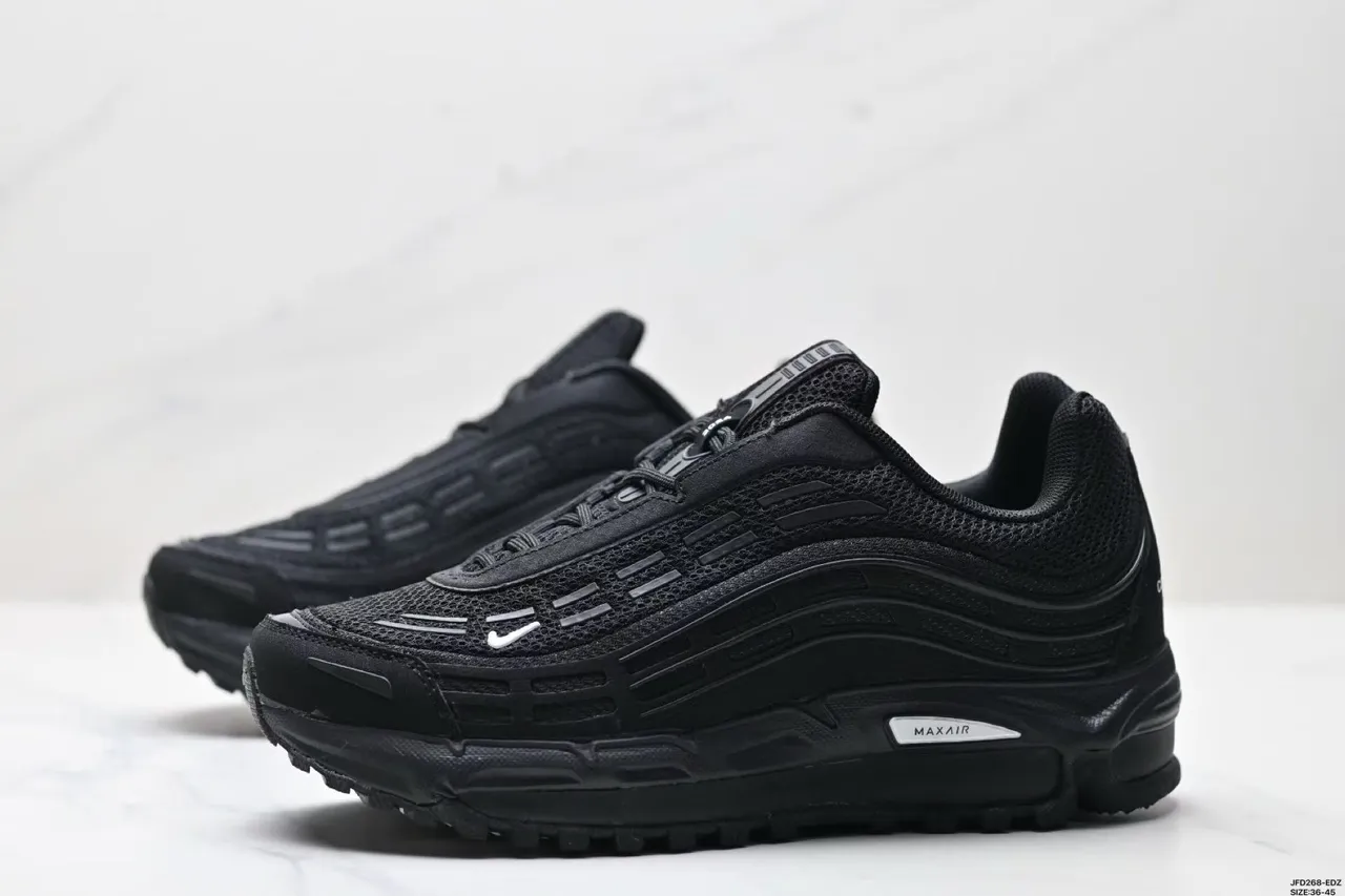 Nike Air Max Plus Black Monochrome Lifestyle Sneakers 7