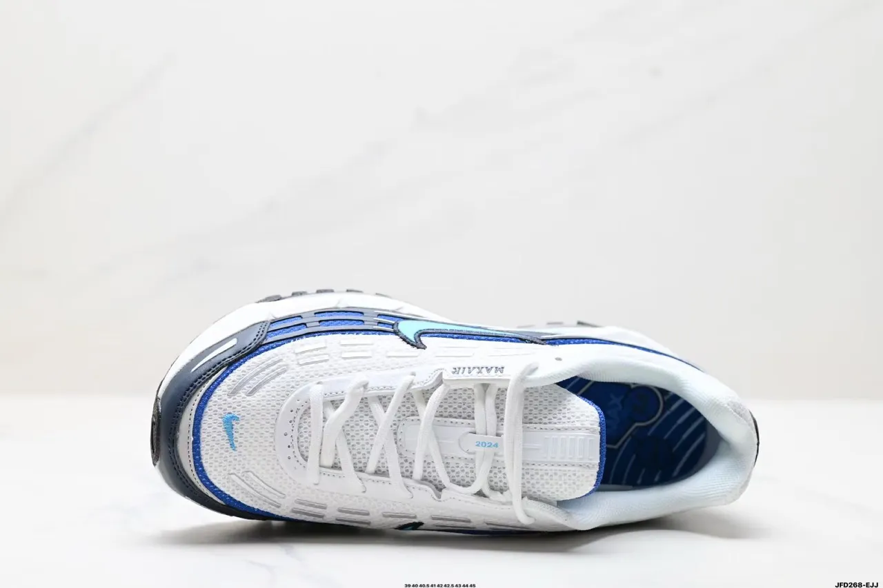Nike Air Max Plus White Navy Blue Lifestyle Sneakers 2
