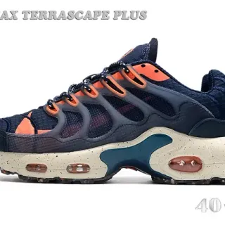 Nike Air Max Terrascape Plus Navy Orange Speckled Lifestyle Sneakers