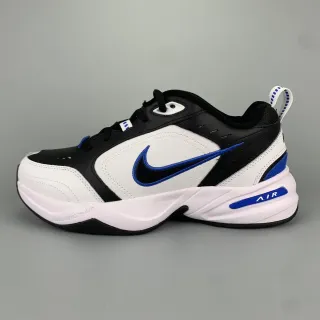 Nike Air Monarch IV Tênis Lifestyle Branco, Preto, Azul Real
