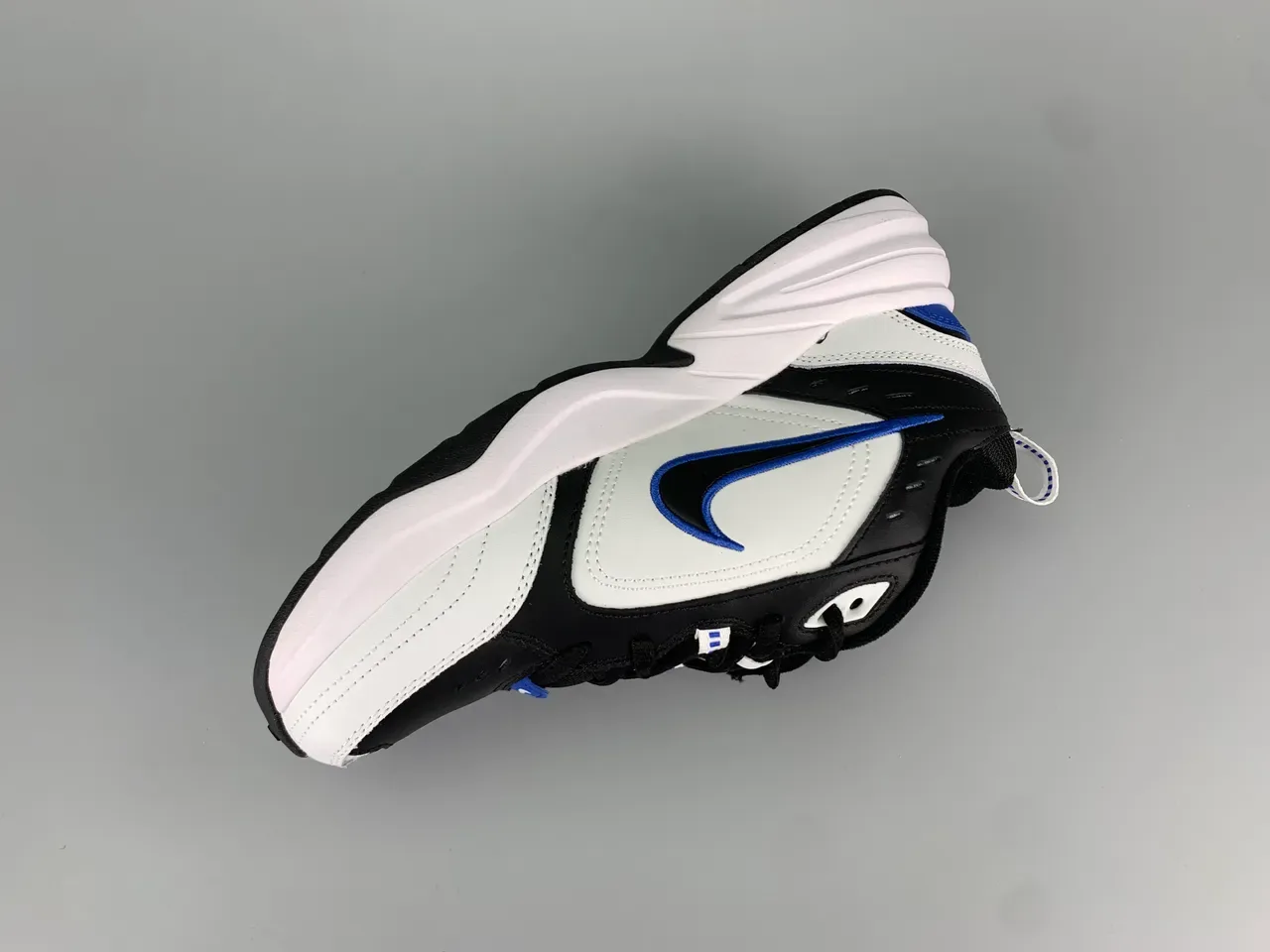 Nike Air Monarch IV White Black Royal Blue Lifestyle Sneakers 2