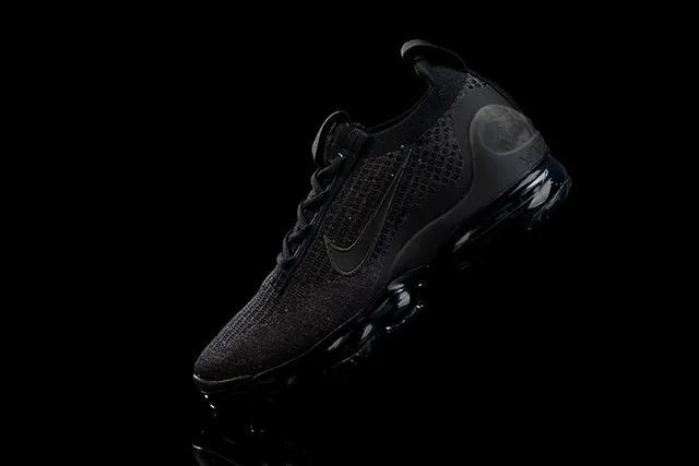 Nike Air VaporMax Black Knit Running Shoes 4