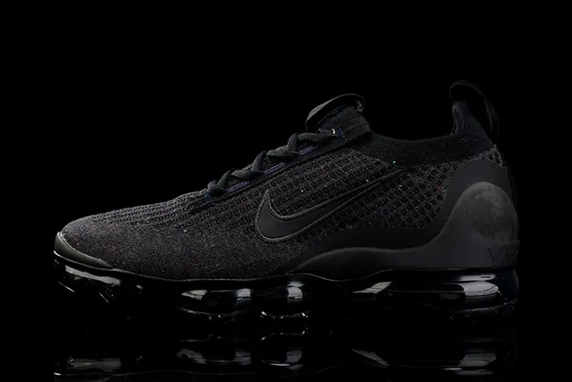Nike Air VaporMax Black Knit Running Shoes 5