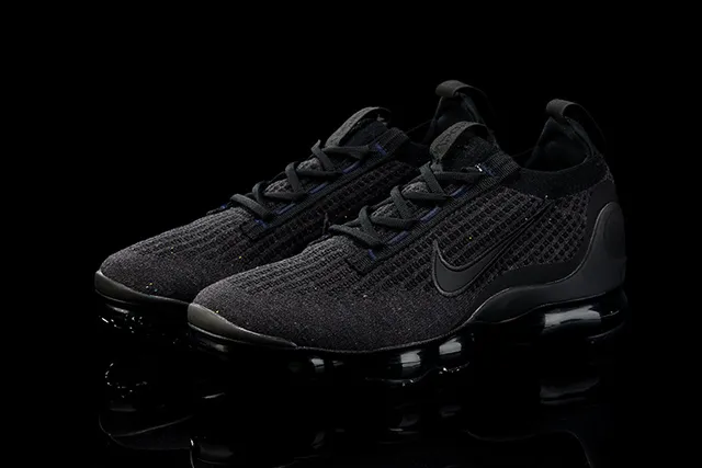 Nike Air VaporMax Black Knit Running Shoes 8