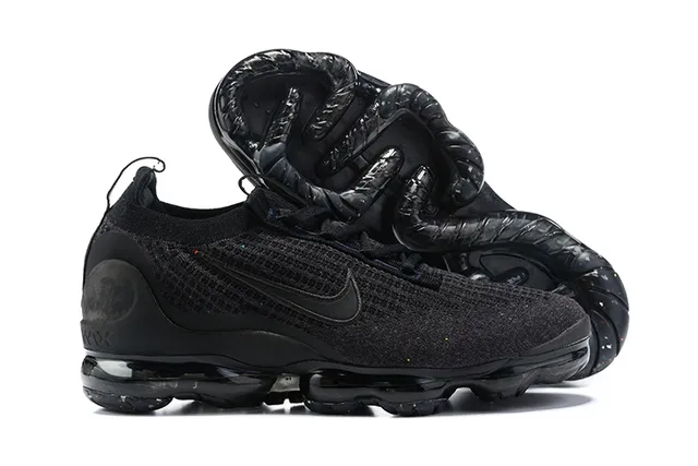 Nike Air VaporMax Black Knit Running Shoes 14