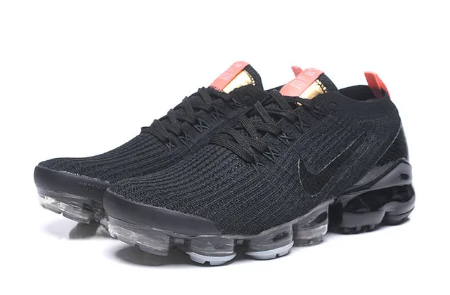 Nike Air VaporMax Noir Orange Or Chaussures de course 5