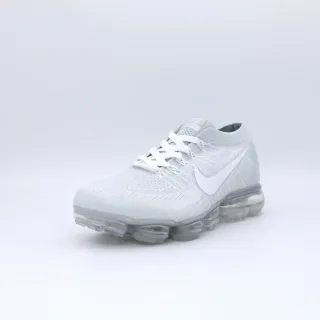 Nike Air VaporMax Flyknit Light Gray Translucent Sole Lifestyle Sneakers