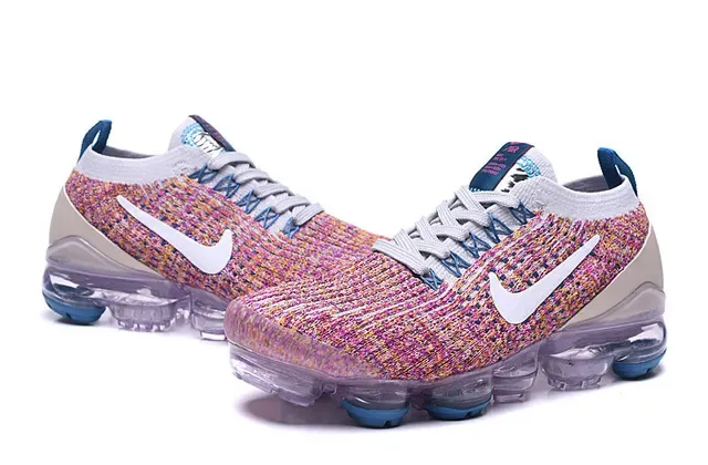 Nike Air VaporMax Flyknit Multicolor Speckled Lifestyle Sneakers 5