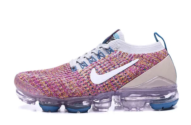 Nike Air VaporMax Flyknit Multicolor Speckled Lifestyle Sneakers 8